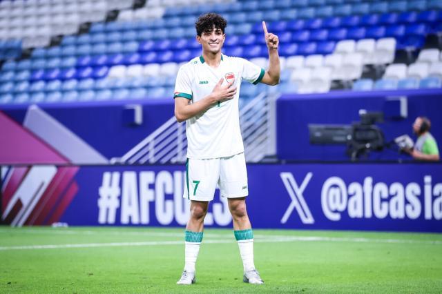 1714310870695072655.jpg 伊拉克队的7号阿里·贾西姆在伊拉克政府出面干涉下才得以代表伊拉克国奥队出战.jpg